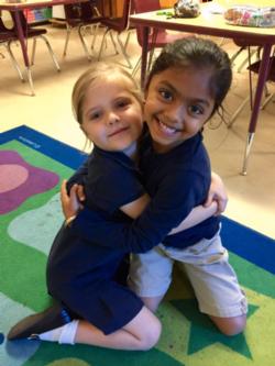 KIndergarten Hugs for #lovechallenge