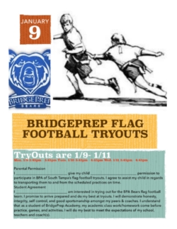 Flag Football Tryouts