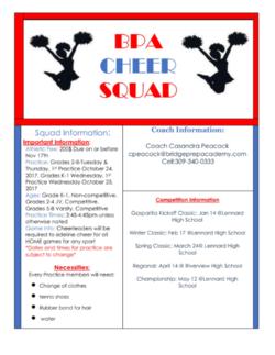 Cheer Tryouts next week!!