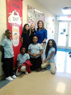 Signing our BridgePrep Banner