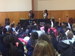 A visit from Kids on the Block puppeteers