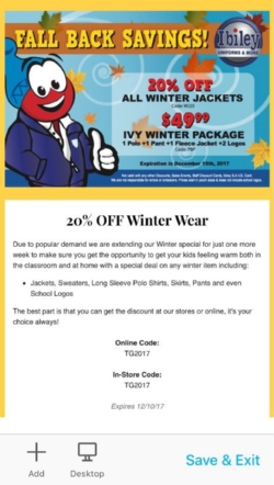 Ibiley Winter Sale