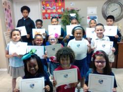 Students of the month for April