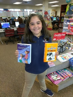 Students Excited about Exploring Book Fair