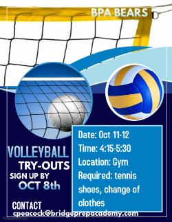 Volleyball Tryouts 