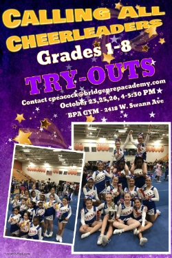 Cheer Tryouts Start Today!!