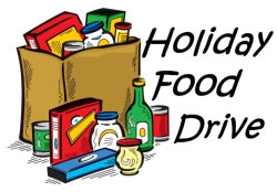 Holiday Food Drive Starts Tomorrow!