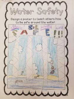 1st Graders learning Water Safety