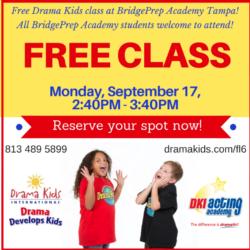 Drama Kids is Coming To BPA South Tampa