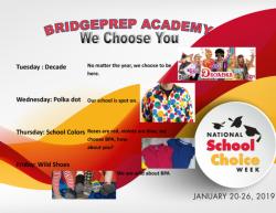 National School Choice Spirit Week Next Week!
