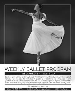 Ballet and Hip Hop Classes Starting Next Week!