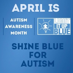 BPA Shining Blue for Autism Monday