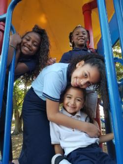 Kinder and 5th Grade Pair Up