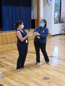 Teachers Sharing the PENGUIN Award! 