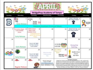 April Calendar!  