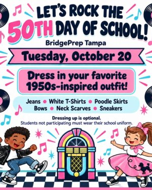 Let's Rock the 50th Day of School
